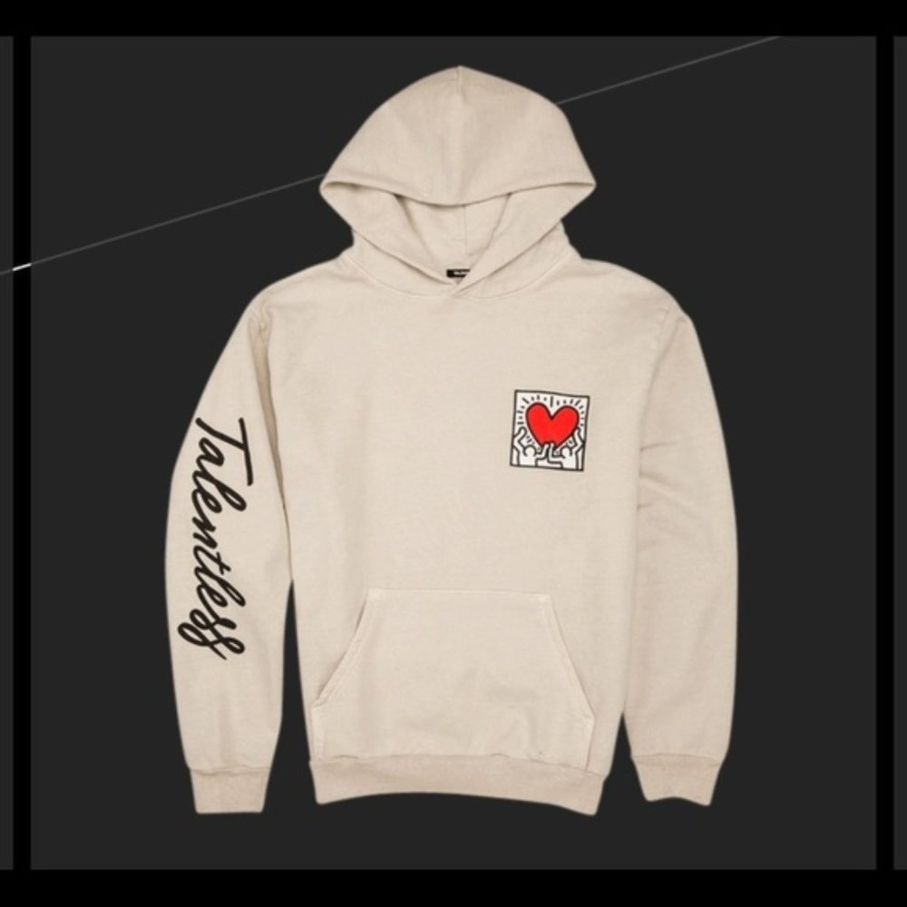 SOLD OUT!Talentless Keith Haring BONE HOODIE WMN S